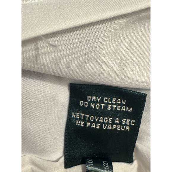 Ralph Lauren Blue Scroll Print Shift Sheath Dress Size 12 Summer Wedding Party - Picture 7 of 7